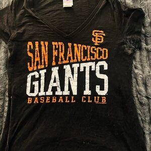 Women's Black San Francisco Giants Tee